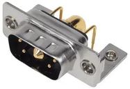 COMB D SUB, R/A PLUG, DE-5W1, THT