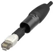 RJ45 CONN, PLUG, 8P8C, 1PORT, CABLE