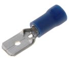 Kištukas 6.3mm mėlynas 1.5-2.5mm² laidui (ST-171) RoHS
