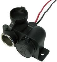 2-WAY SOCKET 12V WATERPROOF