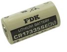 Lithium Battery 2/3A CR17335SE 17x33.5mm 3V 1800mAh FDK/Sanyo