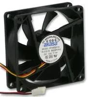 FAN, PC CASE, 8CM, 3 PIN, SLEEVE, AKASA