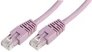 PATCH CORD, RJ45 PLUG, CAT6, 0.5M, VIOL