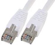 PATCH CORD, RJ45 PLUG-PLUG, WHT, 15M