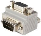 D-SUB ADAPTER, R/A DB9 PLUG-RCPT, TYPE 2
