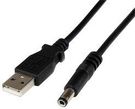 LEAD, USB-5.5MM 5V DC, TYPE N BARREL, 1M