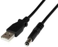 LEAD, USB-5.5MM 5V DC, TYPE N BARREL, 1M