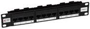 PATCH PANEL, 10IN, 12 WAY, CAT6