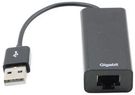 ETHERNET ADAPTER, USB2.0 GIGABIT BLACK