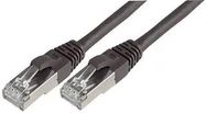 PATCH LEAD, CAT 6A, SFTP, BLACK 3M