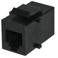 ADAPTER, IN-LINE, RJ12 JACK-JACK, 6POS