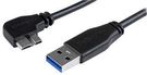 LEAD, USB3.0-LEFT ANGLE MICRO USB 1M