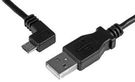 LEAD, USB2.0 A- LEFT ANGLE MICRO B, 1M