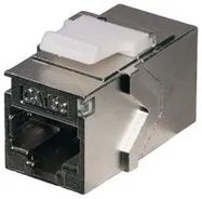 SHLD COUPLER, RJ45, JACK, 8P8C, CAT5E