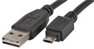 LEAD,DUAL REVERSIBLE USB2.0 AM-MICROB 3M