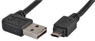 LEAD, USB2.0 REV 90DEG AM-REV MICRO B 2M