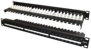 PATCH PANEL, UTP, RJ45, CAT6, 24PORT, 1U