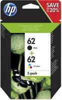 INK CART, N9J71AE, NO.62 BLACK/COLOUR