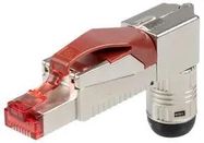 RJ45 CONNECTOR, PLUG, 8P8C, 1PORT, IDC