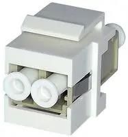 FIBRE KEYSTONE COUPLER, LC, MM DUPLEX WH