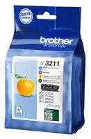 INK CART, LC3211VAL, BCMY, BROTHER