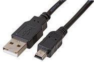 LEAD, USB2.0 AM-MINI USB B, BLACK 1M