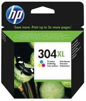 INK CART, N9K07AE, HP304CXL, COLOUR