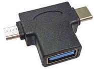 USB-C MALE-MICRO MALE-USB3.0 FEM ADAPTER