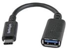 ADAPTER, USB-C TO USB-A, M/F, 15CM