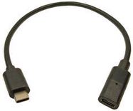 USB CABLE, 3.1 TYPE C PLUG-RCPT, 300MM