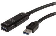 USB CABLE, 3.0 TYPE A PLUG-A RCPT, 5M