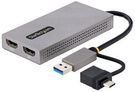 MEDIA CONVERTER, USB A/C-2XHDMI