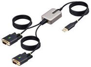 CONVERTER, USB-A 2.0 TO RS232 PLUG, 4M