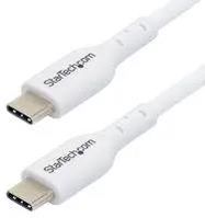 USB CABLE, 2.0 TYP C PLUG-PLUG, 2M, WHT
