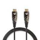 Active Optical High Speed HDMI™ Cable with Ethernet | HDMI™ Connector | HDMI™ Connector | 4K@60Hz | 18 Gbps | 100.0 m | Round | PVC | Black | Gift Box