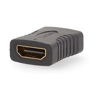 HDMI™ Adapter | HDMI™ Output | HDMI™ Output | Gold Plated | Straight | PVC | Anthracite | 1 pcs | Box