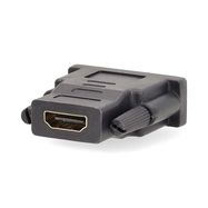 HDMI™ Adapter | HDMI™ Output | DVI-D 24+1-Pin Male | Gold Plated | Straight | PVC | Anthracite | 1 pcs | Window Box