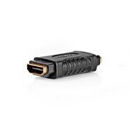HDMI™ Adapter | HDMI™ Output | HDMI™ Output | Gold Plated | Straight | ABS | Black | 1 pcs | Box