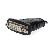 HDMI™ Adapter | HDMI™ Connector | DVI-D 24+1-Pin Female | Gold Plated | Straight | ABS | Black | 1 pcs | Box