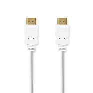 High Speed HDMI™ Cable with Ethernet | HDMI™ Connector | HDMI™ Connector | 4K@60Hz | ARC | 18 Gbps | 2.00 m | Round | PVC | White | Label