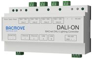 Прикладной контроллер освещения DALI, шлюз BACnet/IP, 4 канала DALI, Bacmove