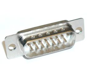 Кабельная вилка DB-15 (М) DB/CX-15-M