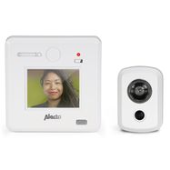 Digital door viewer with 2.4" display White