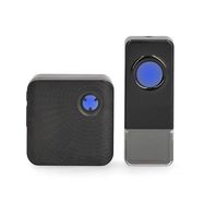 Wireless Doorbell Set | Mains Powered | 100 - 240 V AC 50/60 Hz | 1x 23A 12V | Volume: 110 dB | Signal range: 150 m | IP55 | Adjustable volume | 58 Melodies | 1 Receiver | Black