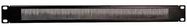 RACK BRUSH PANEL, 1U 19"