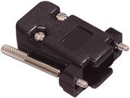 Enclosure:for D-Sub connectors;straight;UNC4-40;black