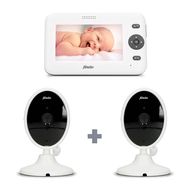 Video monitor color 4,3 inch, white + extra camera