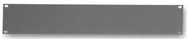 BLANK 19" RACK PANEL, 2U, GREY