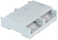 DIN RAIL BOX, SOLID TOP, LOW, OPEN SIDE