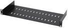 MODEM SHELF 1U 190 DEEP VENTED (BLACK)